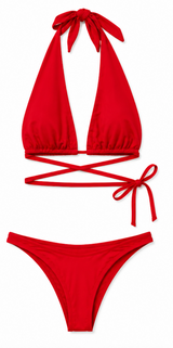 BIKINI MAFIA - Wide Triangle Halter Set