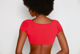 Tuxedo Short Sleeve Bikini w/ Classic Bottoms